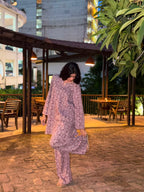 AHONE | Noor – Maroon Batik Co-Ord Set